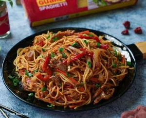 Schezwan Egg Soft Noodles